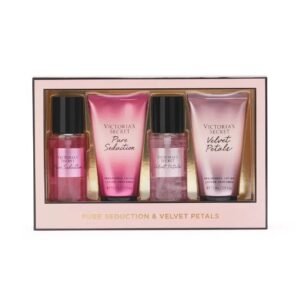 Set Crema y Colonia Pure seduction & Velvet Petals (Rosado)