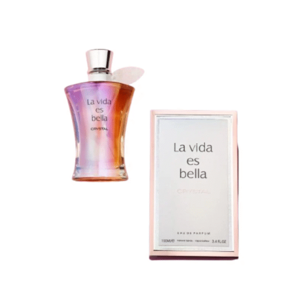 FRAGRANCE WORLD - "La Vida Es Bella Crystal" EDP Mujer 100 ml - Imagen 2